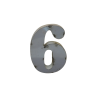 Chiffre en Métal recyclé "6" ou "9" Hauteur 15 cmloris)
