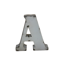 Lettre Métal recyclé "A"...