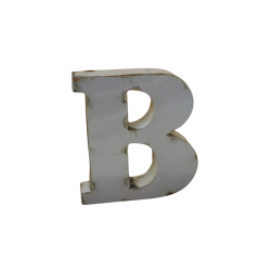 Lettre Métal recyclé "B"...