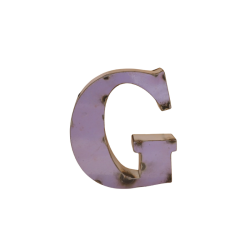 Lettre Métal recyclé "G"...