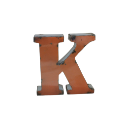 Lettre Métal recyclé "K"...