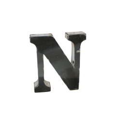 Lettre Métal recyclé "N"...