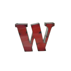 Lettre Métal recyclé "W"...