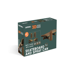 Puzzle 3D Skate Board et Bombe Aérosol