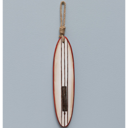 Surf vintage suspendu avec bords rouges