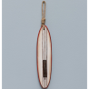 Surf vintage suspendu avec bords rouges