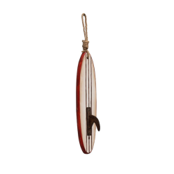Surf vintage suspendu avec bords rouges