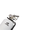 L'extincteur design Cow blanc noir